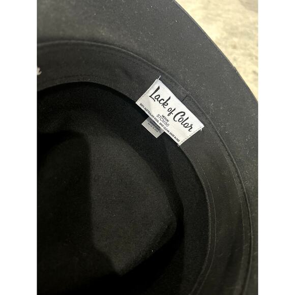 Lack of Color Noir Rancher Hat Black - Picture 5 of 6